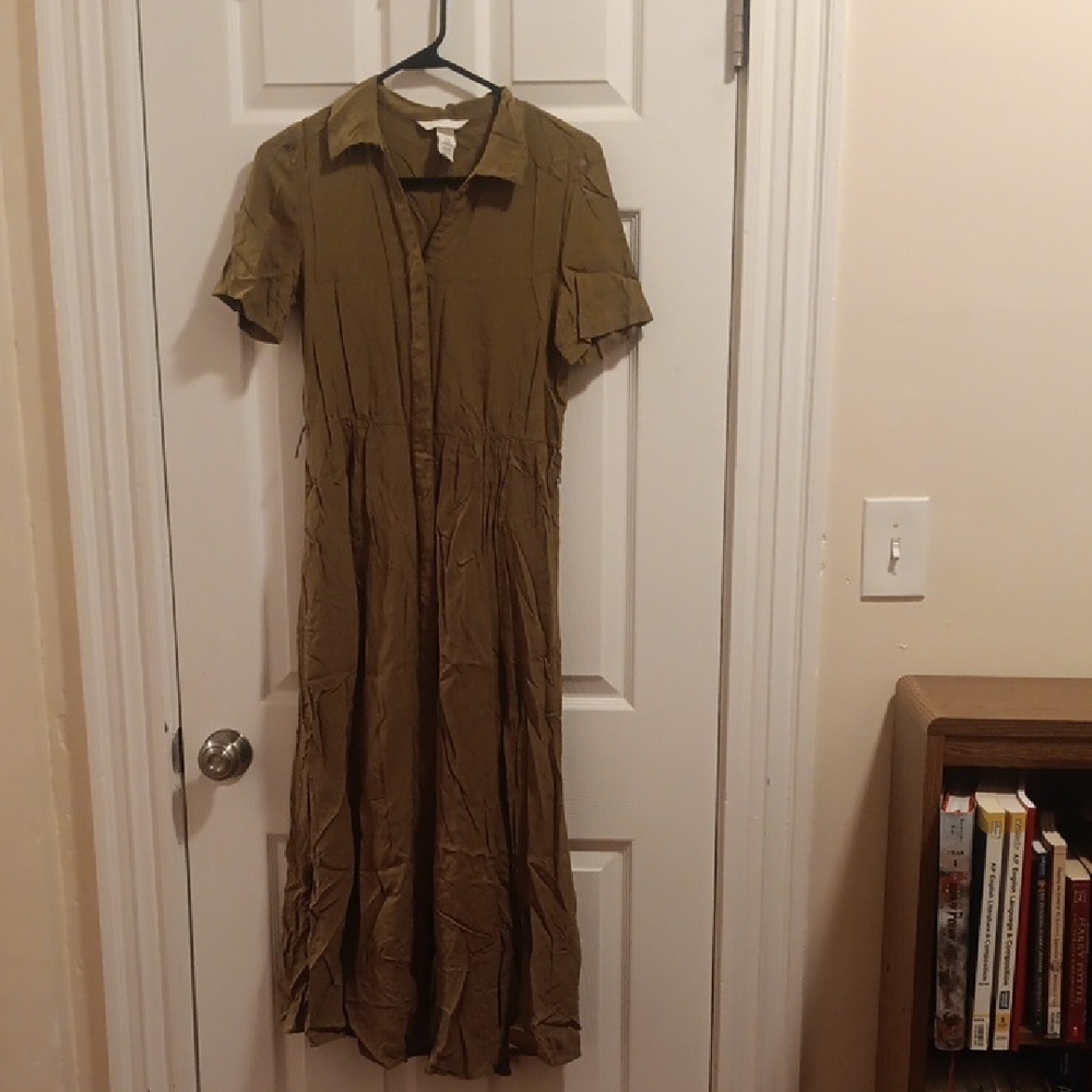 H&M Olive Dress